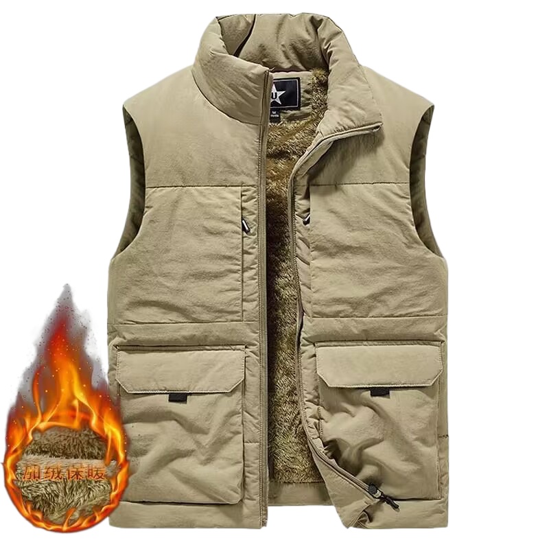 Fishing Vest Jacket - Rompi berburu kargo musim dingin pria,