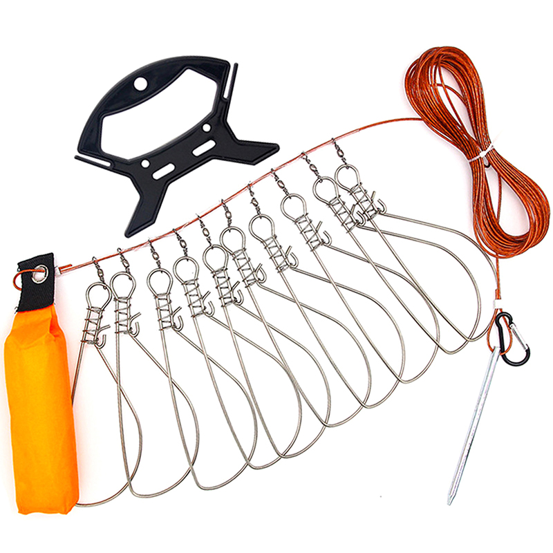 Fishing Equipment Hook - Baru【Tali Pengaman Pancing Stainless Steel dengan