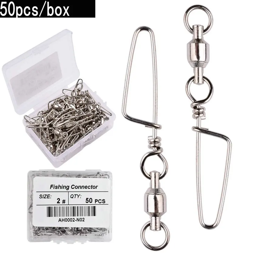 Fishing Equipment Hook - 50 Buah Bantalan Bola Pancing Putar