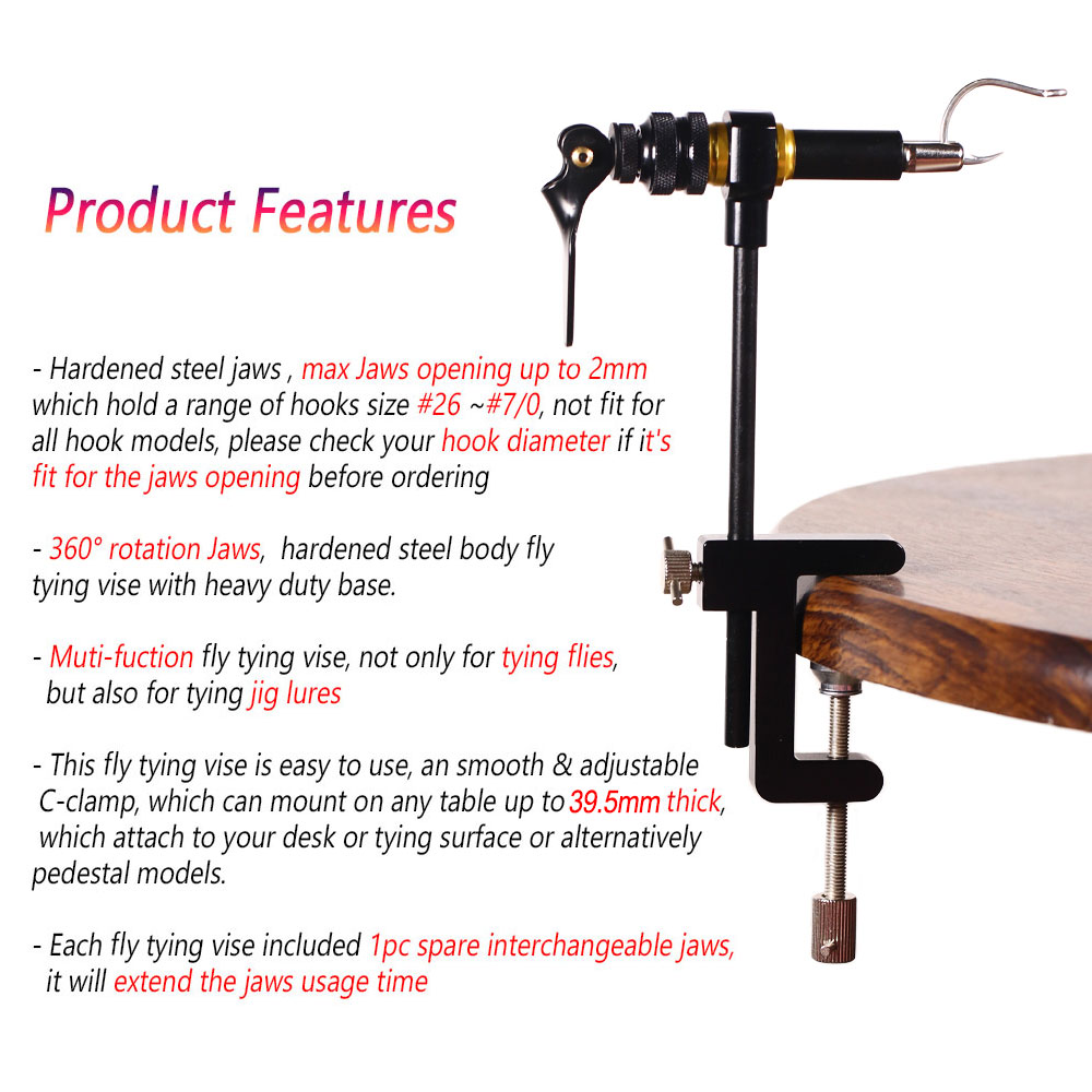 1 buah 360 °   Penjepit Putar  - Fishing Equipment And Accessories ulasan dan harga