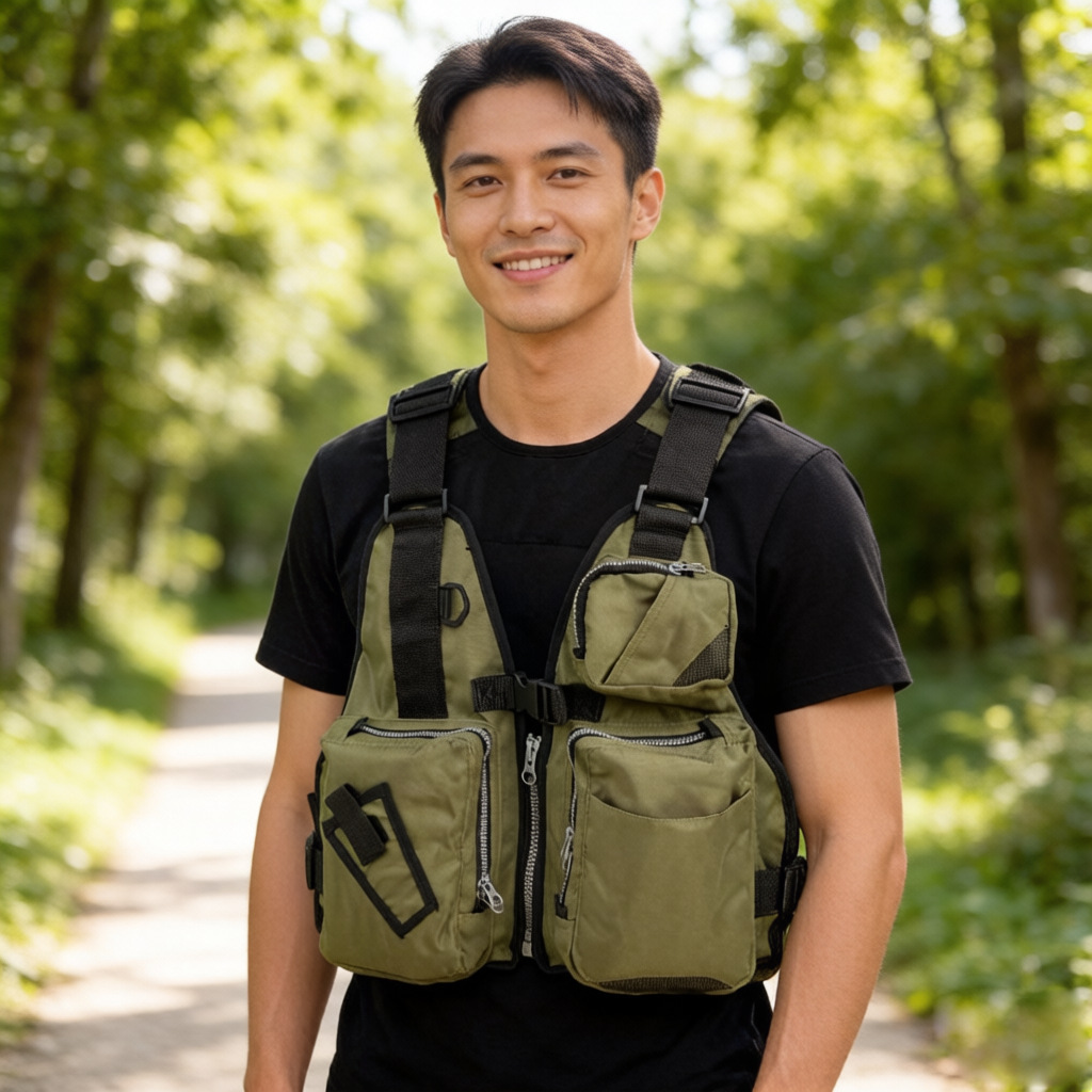 Jaket Pelampung Pancing untuk  - Fishing Vest Jacket ulasan dan harga