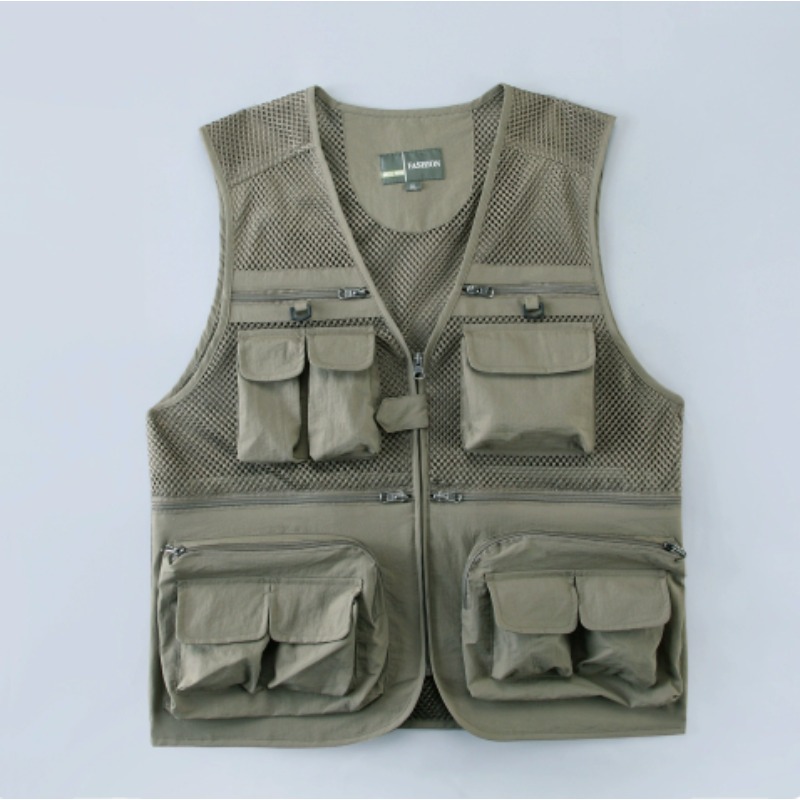 Rompi Memancing Pria untuk Akt - Fishing Vest Jacket ulasan dan harga