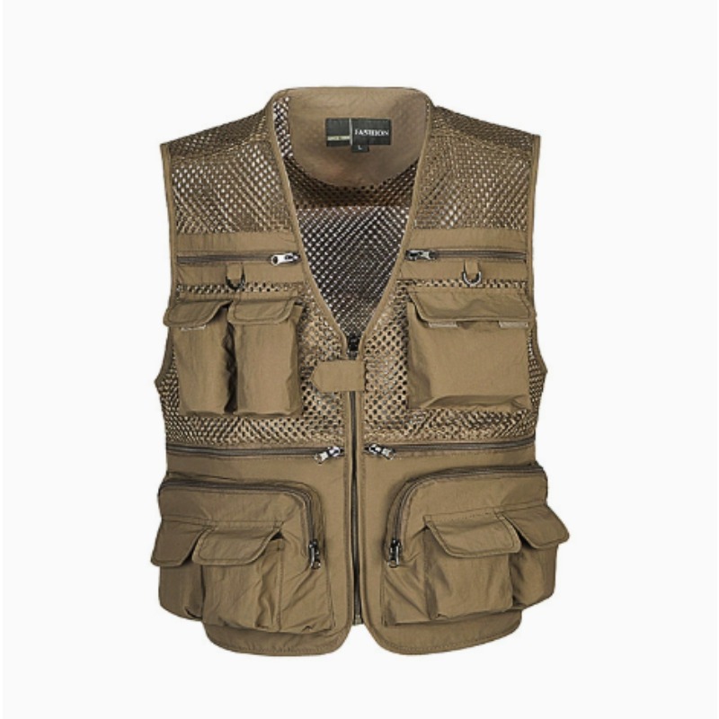Rompi Memancing Pria untuk Akt - Fishing Vest Jacket ulasan dan harga