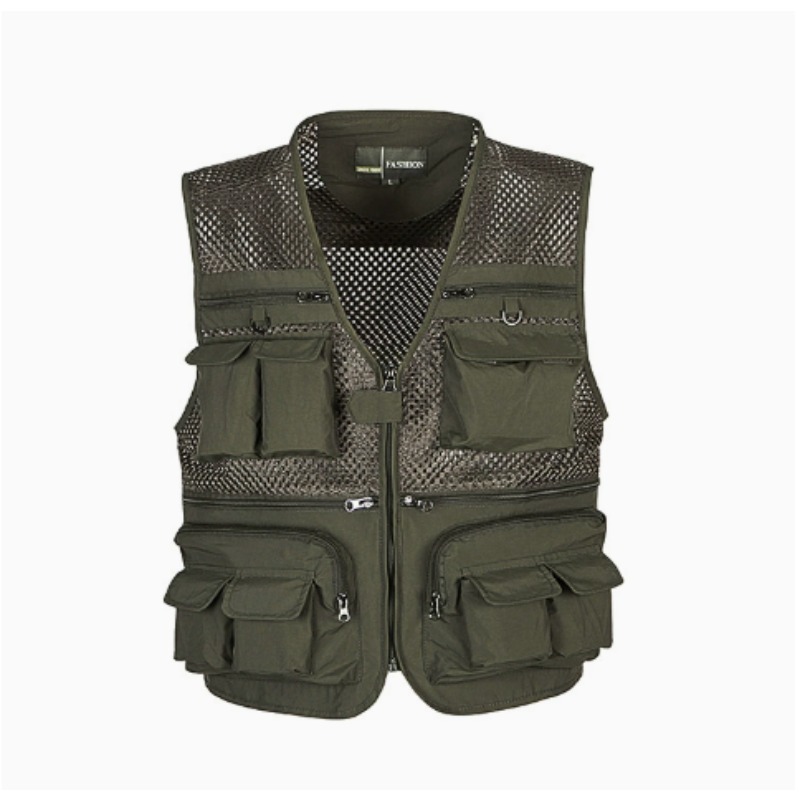 Rompi Memancing Pria untuk Akt - Fishing Vest Jacket ulasan dan harga