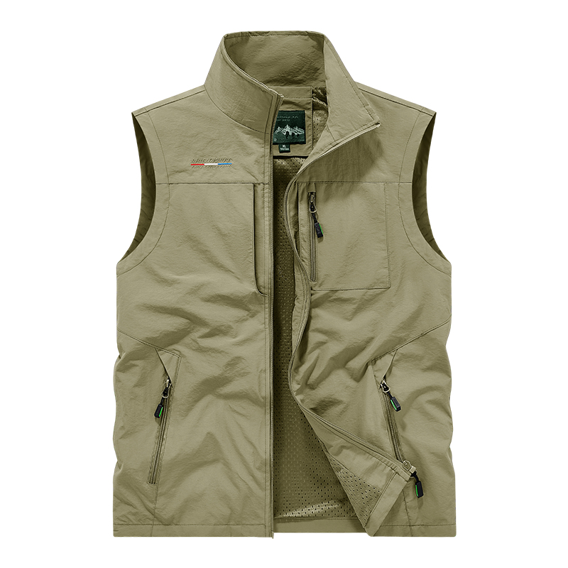 Rompi Pria Kerah Tegak untuk A - Fishing Vest Jacket ulasan dan harga