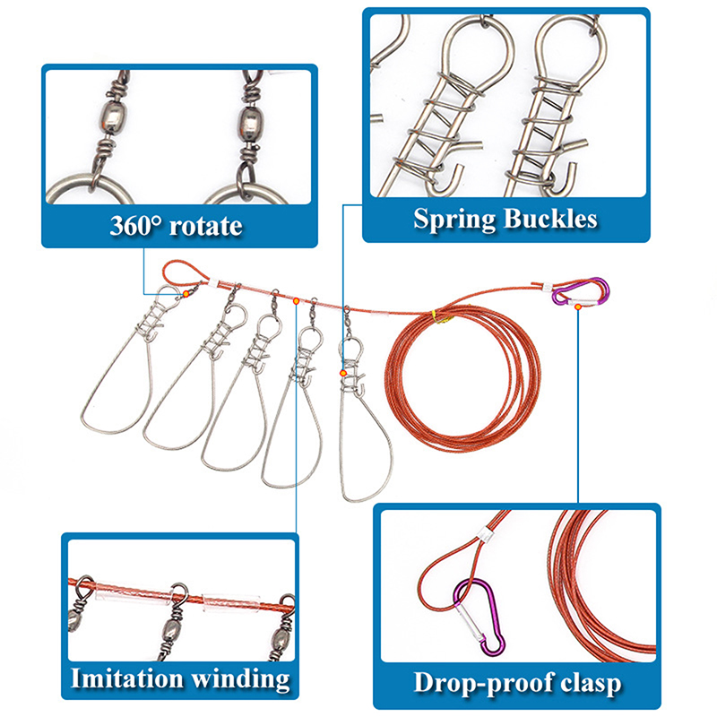 Baru【Tali Pengaman Pancing Sta - Fishing Equipment Hook ulasan dan harga