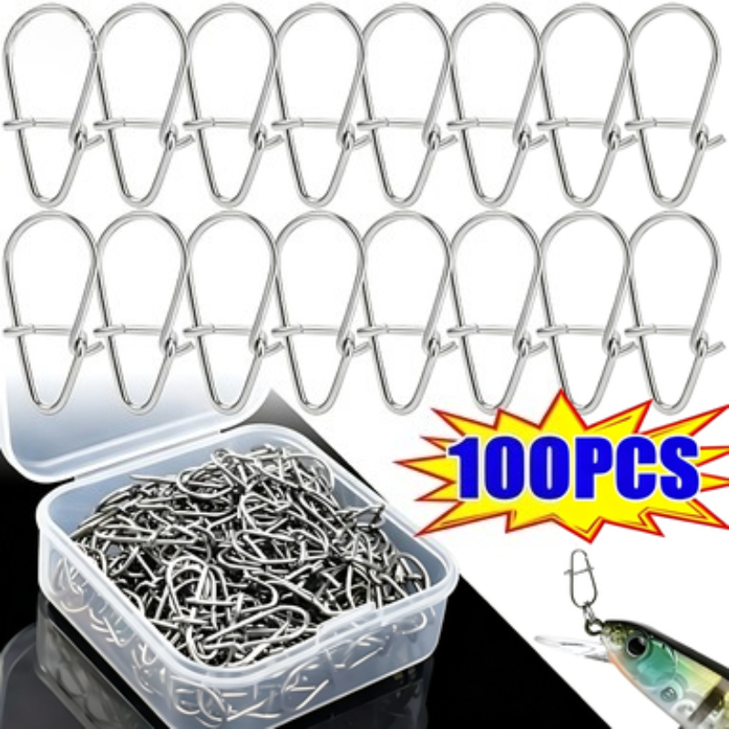 100 Buah Aksesori Klip Pengunc - Fishing Equipment Hook ulasan dan harga