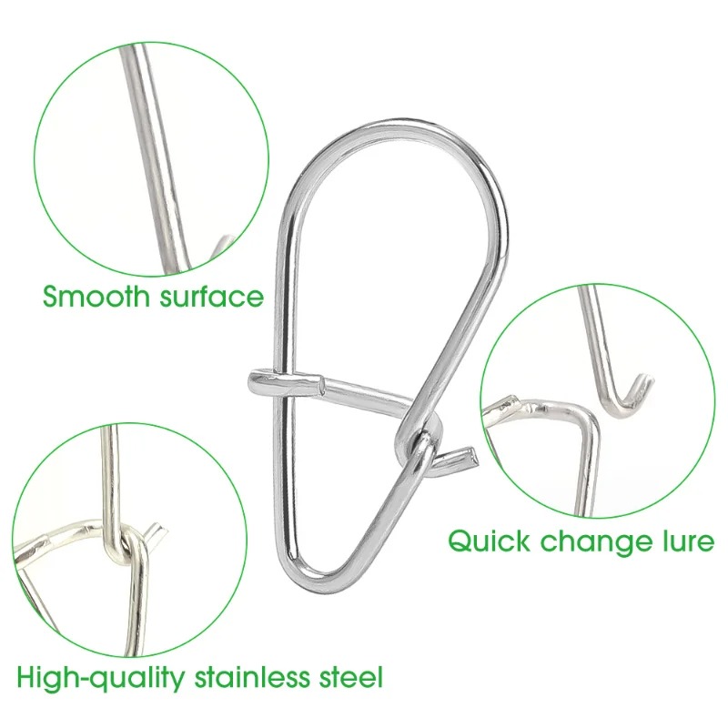 100 Buah Aksesori Klip Pengunc - Fishing Equipment Hook ulasan dan harga